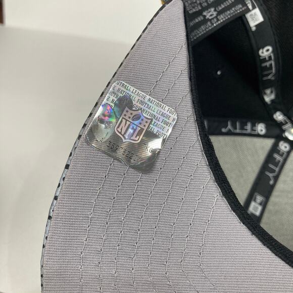 Pittsburgh Steelers New Era 9FIFTY Gradient Grey Dots Original Fit Snapback Hat - Picture 10 of 10